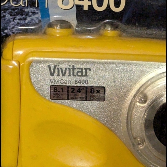 Vivatar underwater camera 2009 vintage yellow - Picture 4 of 16